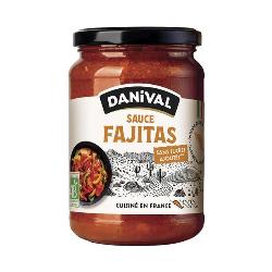 DANIVAL-SALSA PARA FAJITAS BIO 350 Grs.