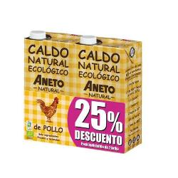 ANETO - BIPACK CALDO DE POLLO BIO, 2 L (25%)