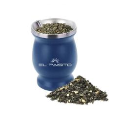CALABAZA MATE ACERO INOX. AZUL