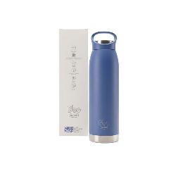 BBO-BOTELLA TERMO ACERO INOX CON ASA EN TAPA 700 ML AZUL