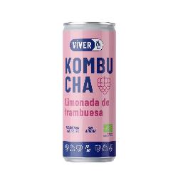 VIVER-KOMBUCHA LIMONADA FRAMBUESA LATA 250 ML - BIO