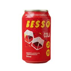 BESSO-REFRESCO PREBIOTICO COLA LATA 330 ML