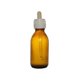 FRASCO CUENTAGOTAS AMBAR 125 ML (DIN28)