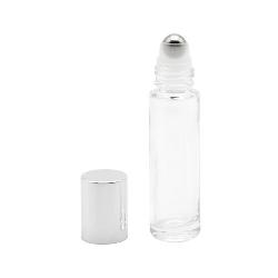 FRASCO VIDRIO ROLL-ON 10 ML BOLA ACERO