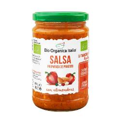 BIOORGANIC-SALSA PIMIENTO QUESO ALMENDRA BIO 280 Grs - ORGANICA ITALIA