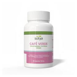 SOTYA-CAFE VERDE CON GYMNEMA, CHITOSAN,CROMO 720 MG 90 Caps