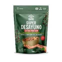 ISWARI-SUPER DESAYUNO EXTRA PROTEIN (CACAO Y SEM. CALABAZA) 360 Grs.