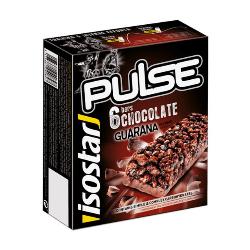 ISOSTAR- PULSE CHOCO MLTG 6X23 GR (BARRITA ENERGETICA)