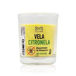  VELA VASO CITRONELA 120 Grs