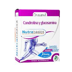 NUTRABASICOS - CONDROITINA+GLUCOSAMINA BOTE 48 Caps.