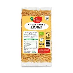 MACARRONES CON MIJO BIO 500 Grs.
