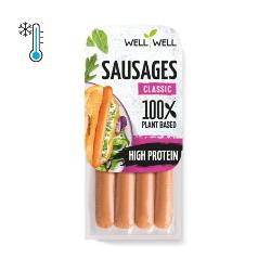 WELLWELL-FRESCO-SALCHICHA PROTEICA CLASICA VEGANA 200Grs.