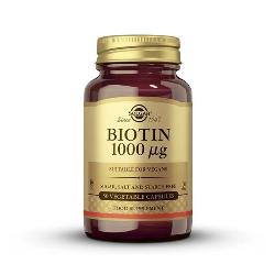 SOLGAR-BIOTINA 1000 mcg  50 CAPS.