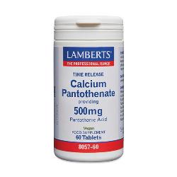 LAMBERT - PANTOTENATO DE CALCIO 500 Mg. 60 TABS. LIB. SOSTENIDA