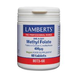 LAMBERT - METHYL FOLATE 400 Mcg 60 Tabs.