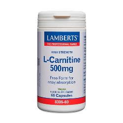 LAMBERT - L- CARNITINA 500 Mg 60 Caps.