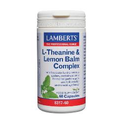 LAMBERT - COMPLEJO DE TEANINA + BALSAMO LIMON 60 Caps.