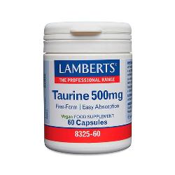 LAMBERT - TAURINA 500 Mg 60 Caps.