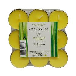 VELA REPUESTO LAMPARILLA - CITRONELLA (18 Und.)