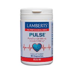 LAMBERT - PULSE (ACEITE PESCADO 1300 MG. + COQ10 100MG.) 90 CAPS.