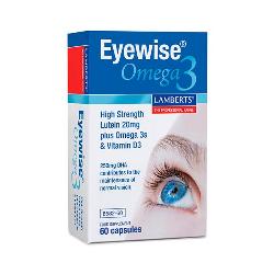 LAMBERT - EYEWISE OMEGA 3 (LUTEINA, ZEAXANTINA. VIT D3) 60 CAPS.