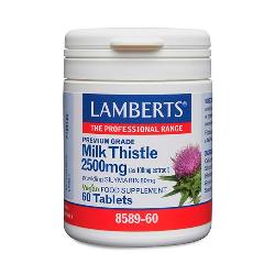 LAMBERT - CARDO MARIANO 2500 MG. (80 MG. SILIMARINA) 60 TABL.