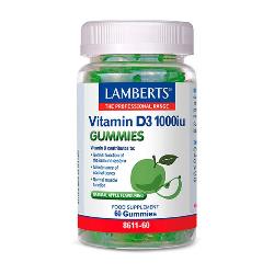 LAMBERT - VITAMINA D3 1000 UI  25 Mcg 60 GUM.