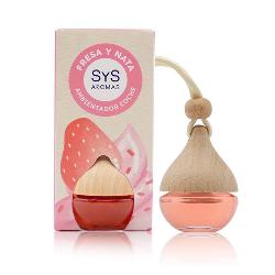  AMBIENTADOR COCHE GOTA FRESA Y NATA 6 ML