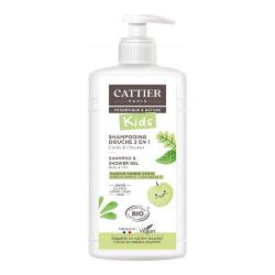 CATTIER-CHAMPU Y GEL DUCHA MANZANA VERDE 500 ML NIÑOS