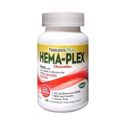 NATURE'S PLUS - HEMA PLEX MASTICABLE 60 Comp.