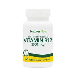 NATURE'S PLUS - VITAMINA B12 2000 Mcg 60 Comp.