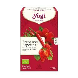 YOGI TEA FRESAS CON ESPECIAS 17 FILTROS BIO