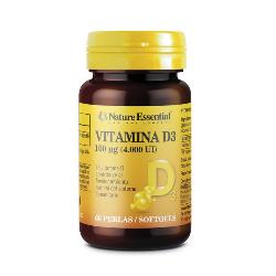 NATURE ESSENTIAL - VITAMINA D3 100 Mcg (4.000 UI) 60 PERLAS