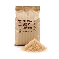 NATURCID - GELATINA BOVINA PURA MOLIDA TIPO B SABOR NEUTRO 500 G.