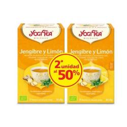 YOGI TEA PACK 2 JENGIBRE LIMON 