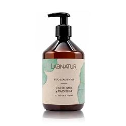 LABNATUR - JABON MANOS Y CUERPO CACHEMIR Y VAINILLA 500 ML