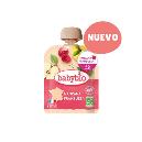 BABYBIO-POUCHE MANZANA FRAMBUESA 90 Gr.