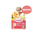 BABYBIO-POUCHE MANZANA PERA MELOCOTON 90 Gr.